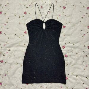 2000s Glittery Mini Dress
